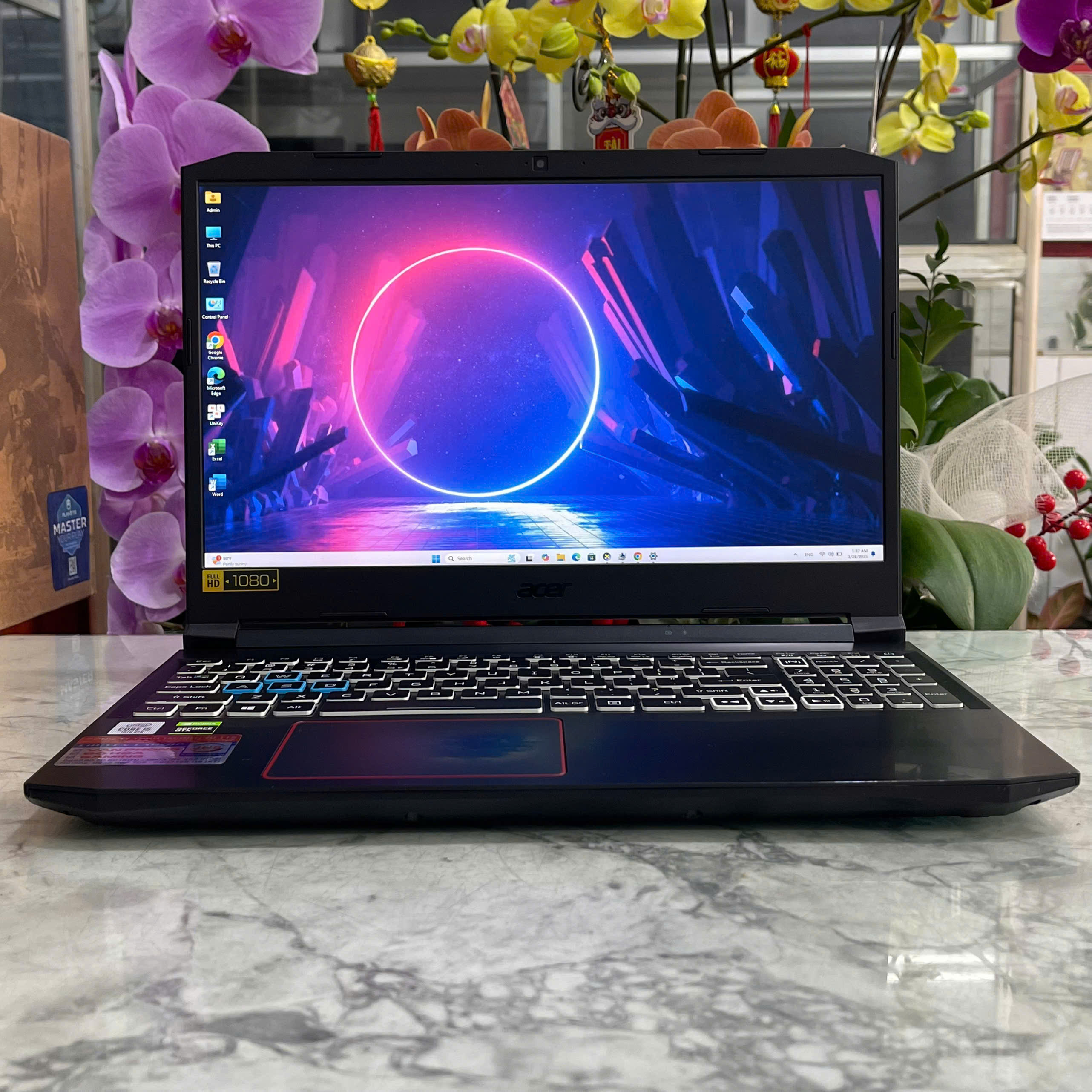 Acer Nitro 5 AN515-55-5304 Core I5-10300H Ram 16gb Ssd 512gb GeForce GTX 1650Ti 4GB Màn Hình 15.6″ FHD IPS 60Hz.
