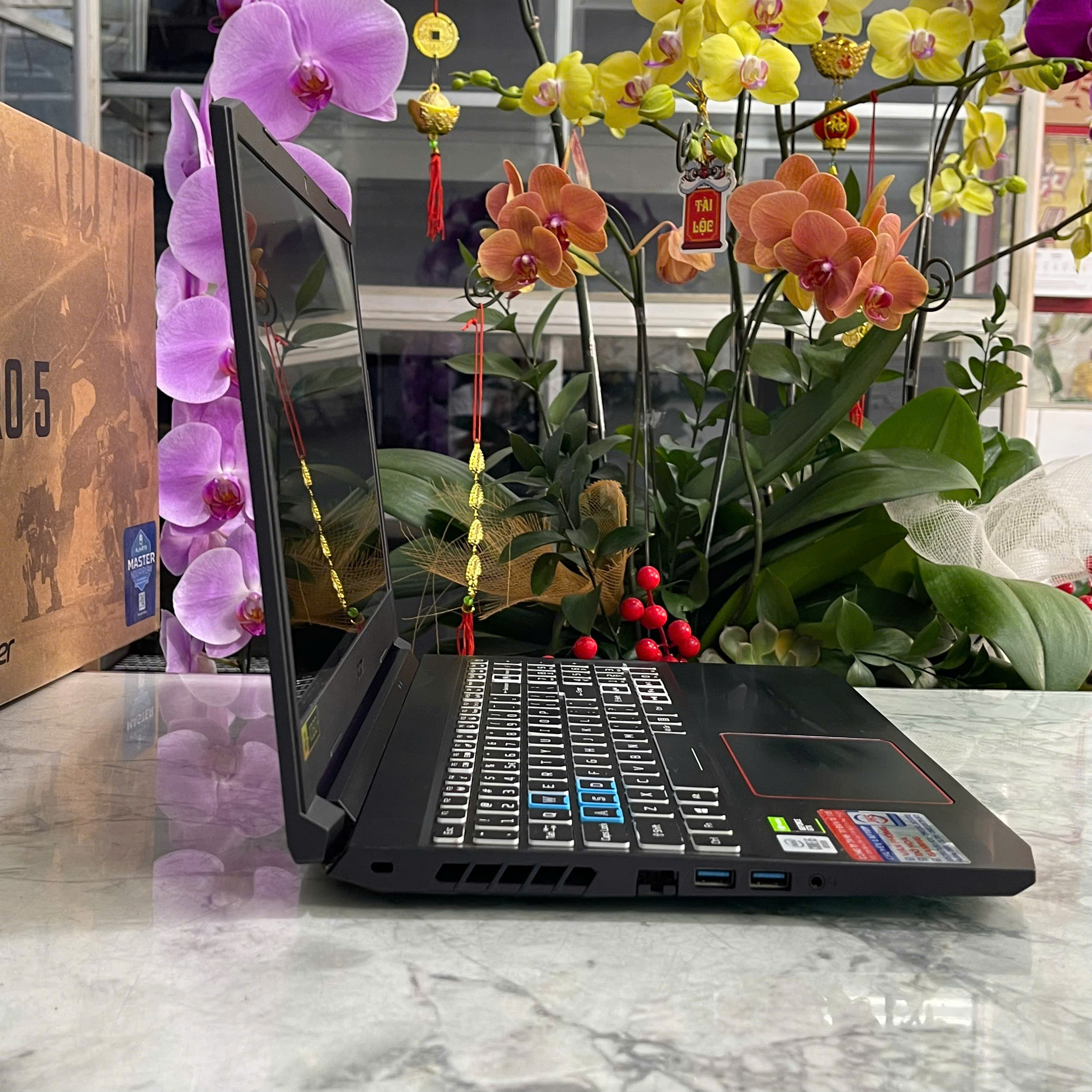 Acer Nitro 5 AN515-55-5304 Core I5-10300H Ram 16gb Ssd 512gb GeForce GTX 1650Ti 4GB Màn Hình 15.6″ FHD IPS 60Hz.