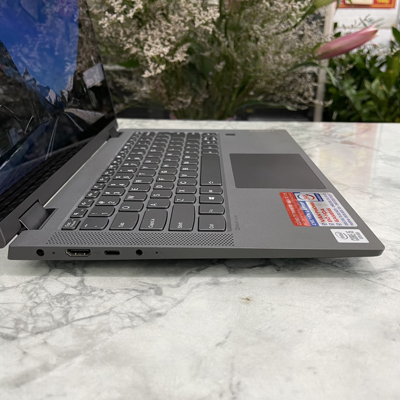 Lenovo IdeaPad Flex5 14IIL05 Máy LikeNew Core I5- 1035G1 Ram 8gb Ssd 512gb NVIDIA GeFore MX330 Màn Hình 14.0" Inch Fhd IPS Touch,Xoay gập 360