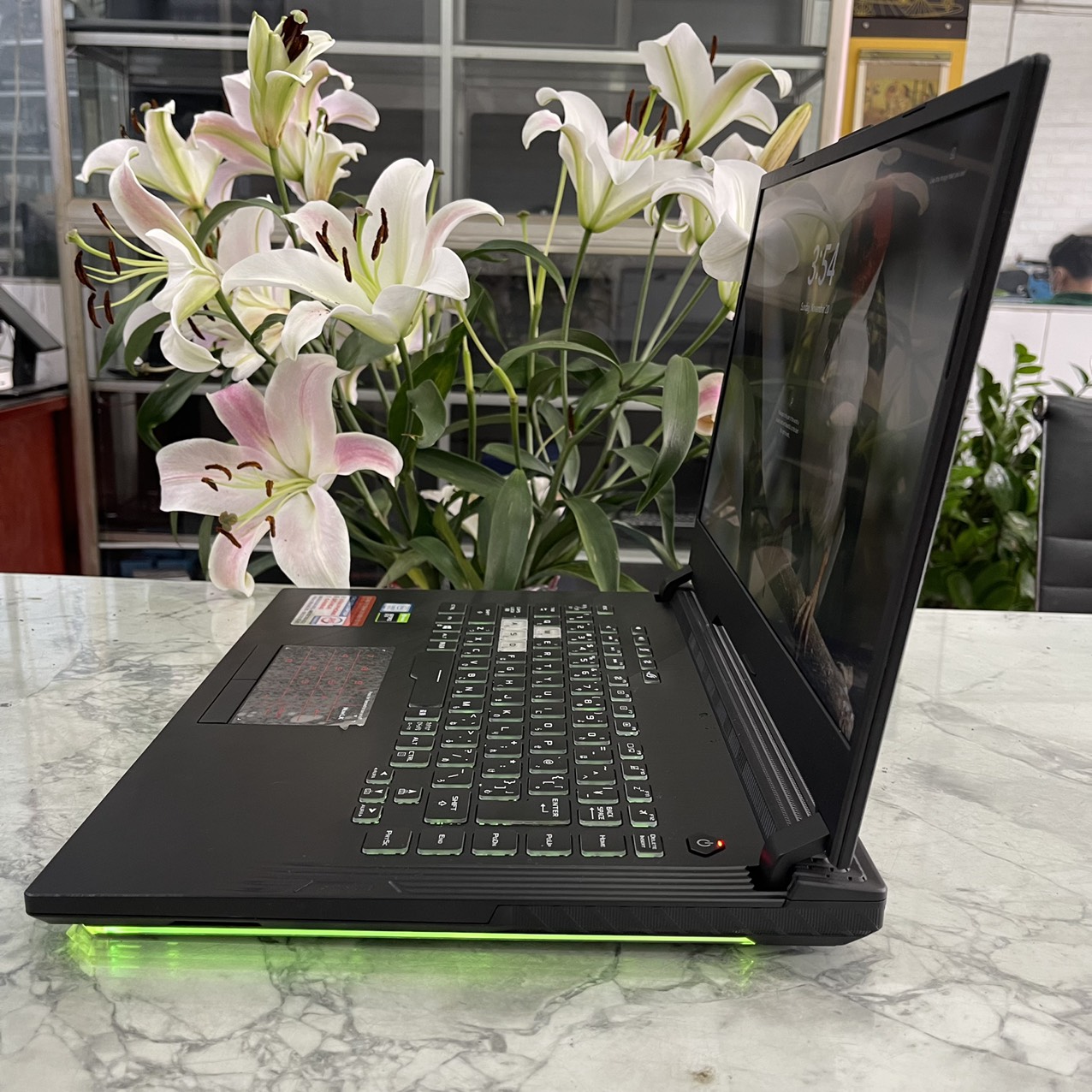 Asus Gaming ROG Strix G531GT-I7G1650 Core I7-9750H Ram 16gb Ssd 512gb Card GTX 1650(4GB) Màn Hình 15.6 Fhd IPS 144hz