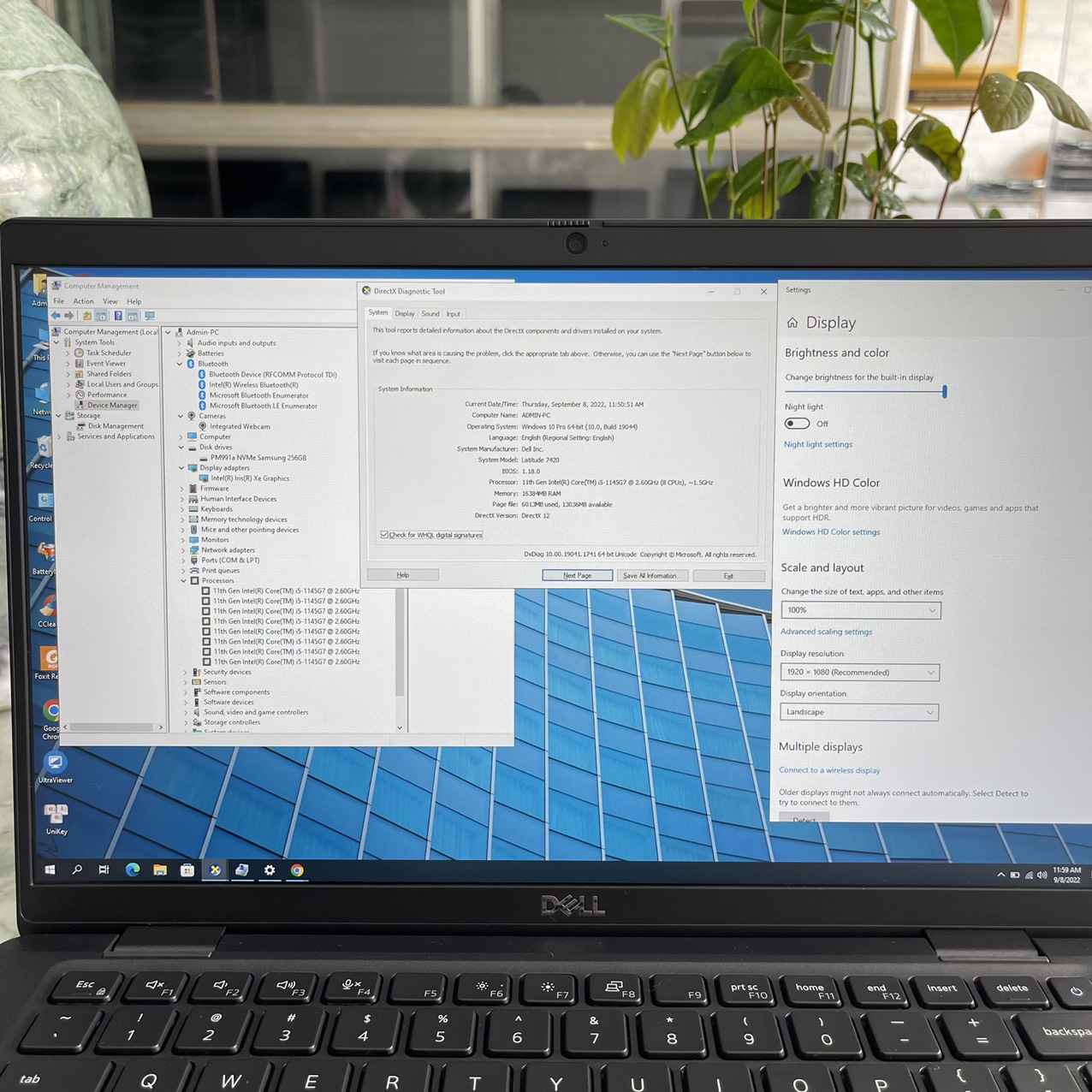 Dell Latitude 7420 Core I5-1145G7 Ram 16gb Ssd  256gb Màn Hình  14.o'' Inch FHD IPS