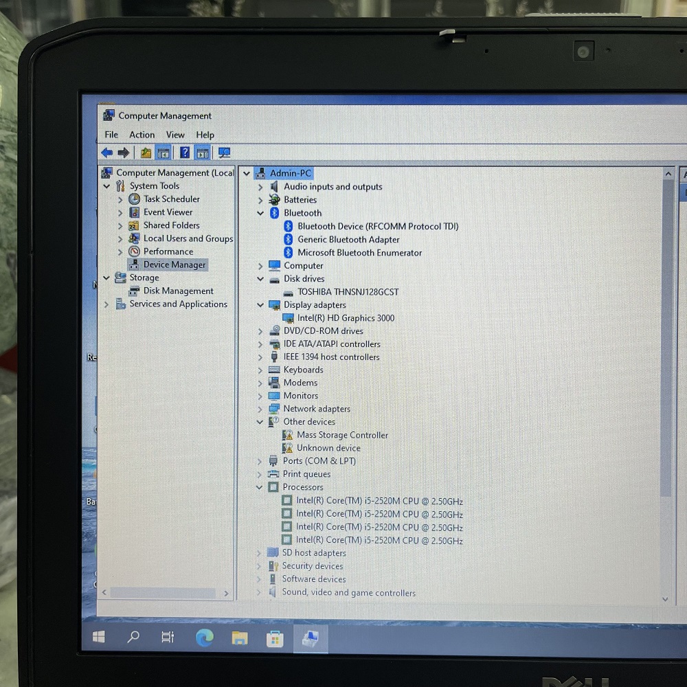 Dell Latitude E5520 Core I5-2520M Ram 4gb Ssd 128gb  Màn 15.6″ Inch