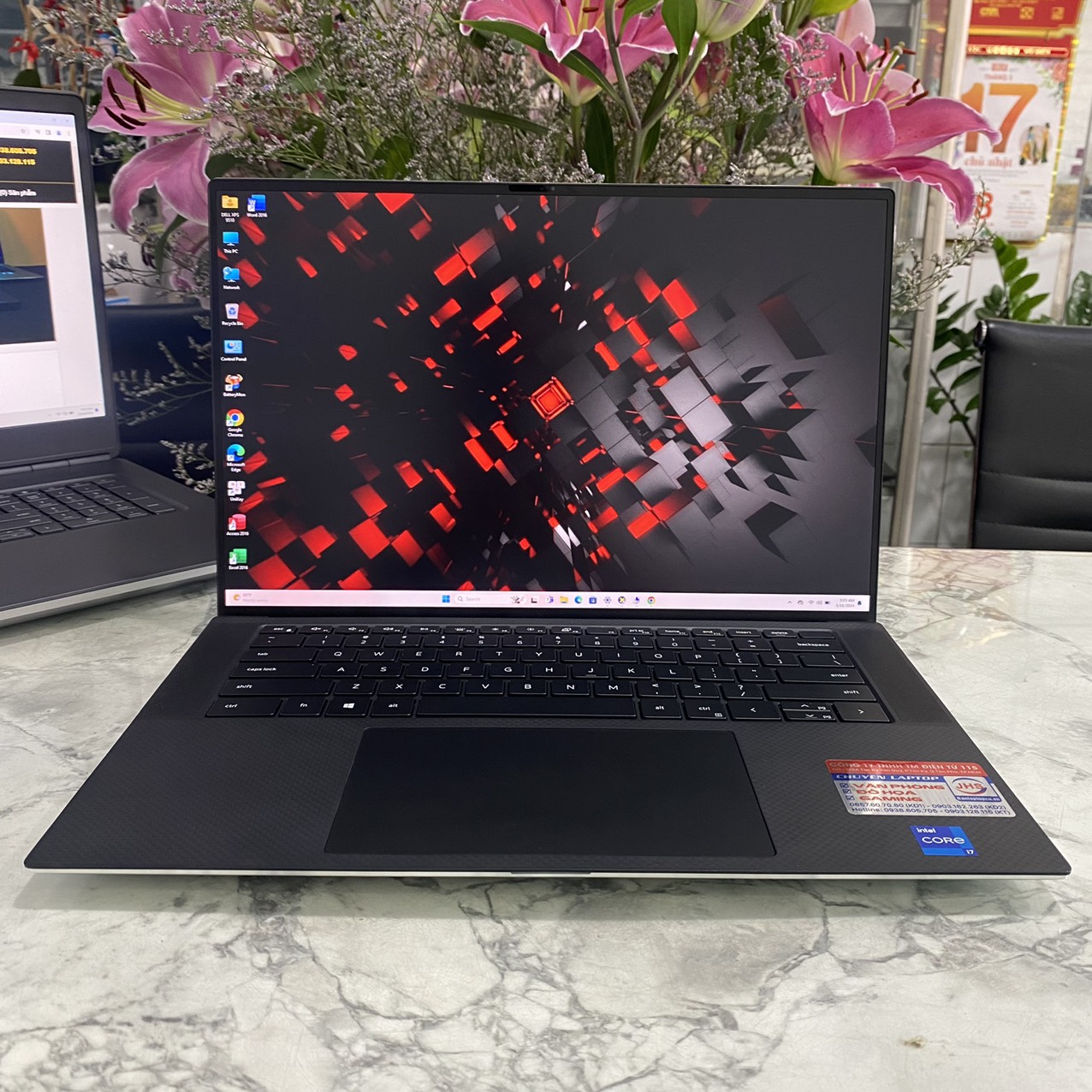 Đồ Họa - Gaming Dell XPS 15 9510 Máy LikeNew Core I9-11900H Ram 32gb Ssd 512gb Card RTX3050(4GB GDDR6) Màn Hình 15.6’’ Inch FHD