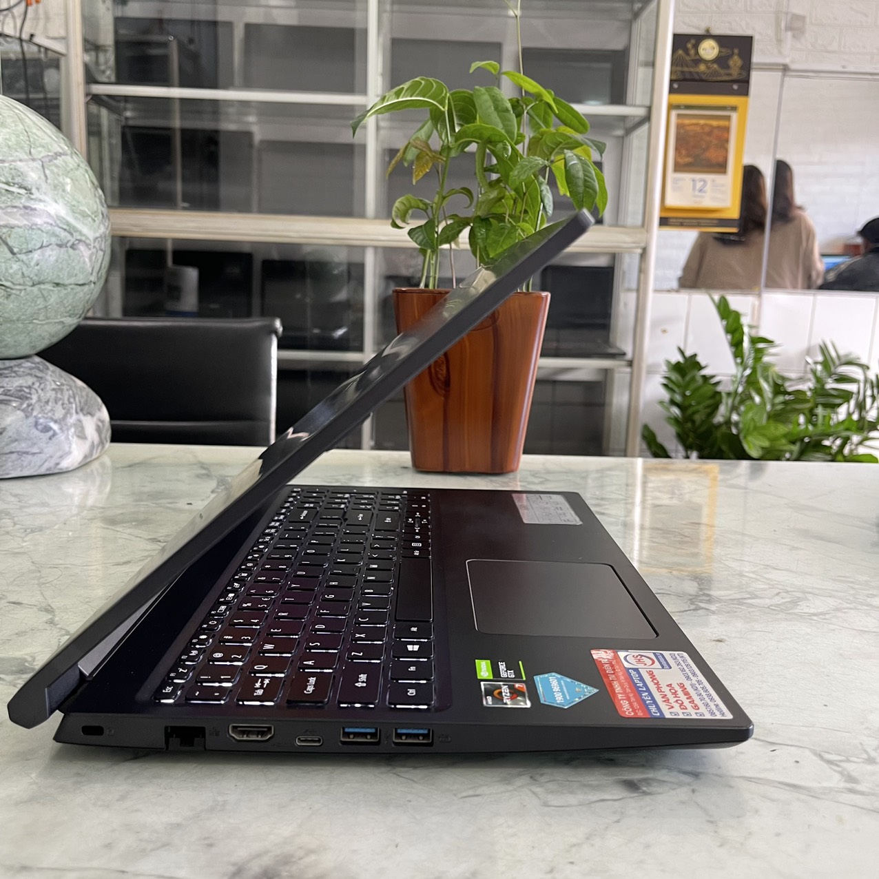 Gaming ACER Aspire 7 A715-41G-R150 AMD Ryzen 7-3750H Ssd 512gb Ram 8gb Card NVIDIA GeForce GTX 1650Ti / Màn Hình 15.6'' Full HD👉Giá 11.900.000 vnđ