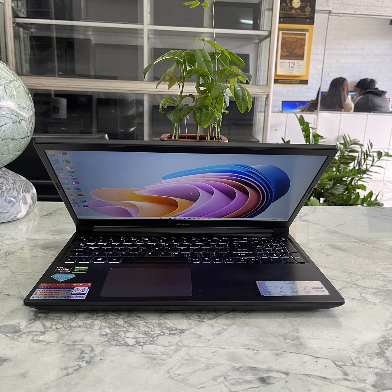 Gaming ACER Aspire 7 A715-41G-R150 AMD Ryzen 7-3750H Ssd 512gb Ram 8gb Card NVIDIA GeForce GTX 1650Ti / Màn Hình 15.6'' Full HD👉Giá 11.900.000 vnđ