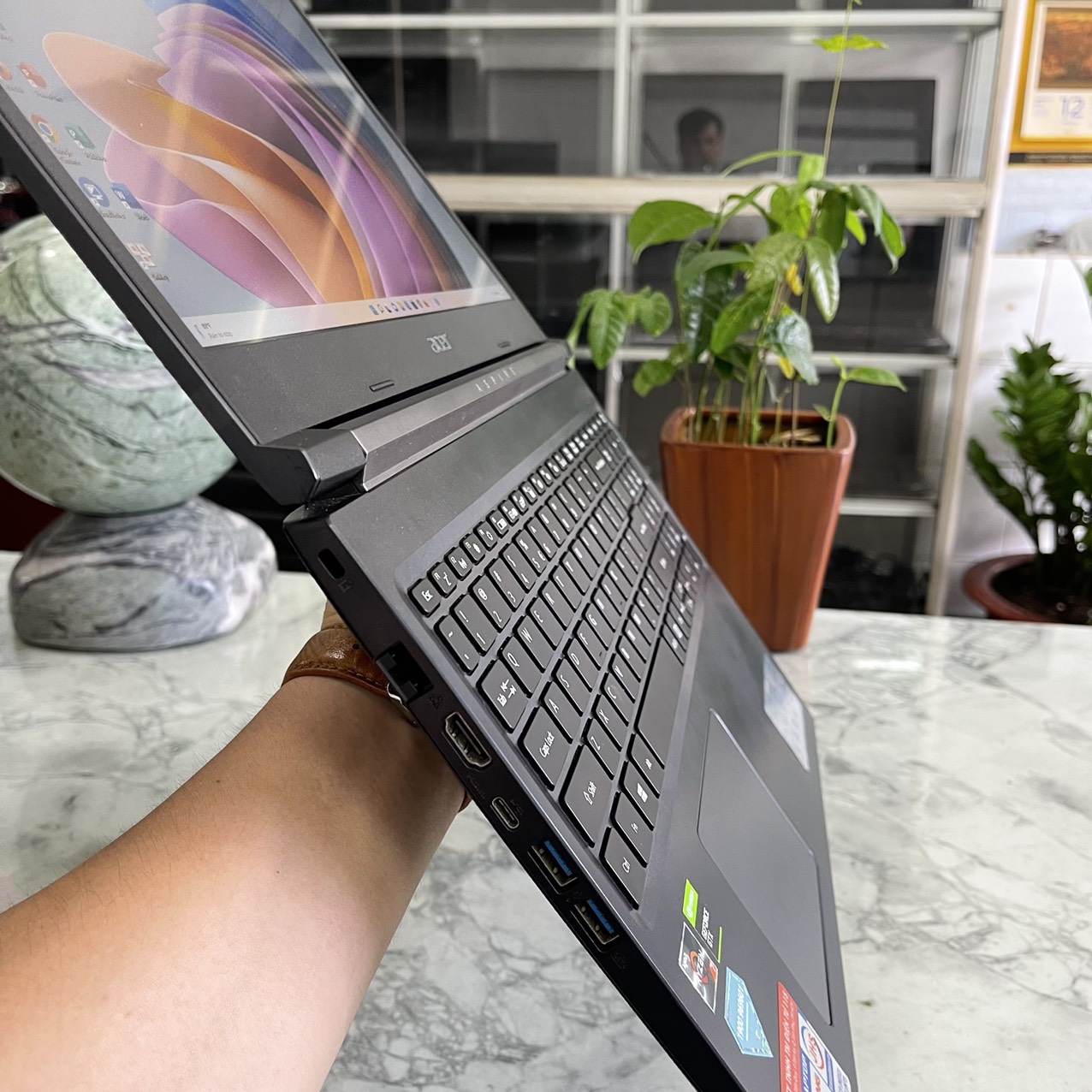 Gaming ACER Aspire 7 A715-41G-R150 AMD Ryzen 7-3750H Ssd 512gb Ram 8gb Card NVIDIA GeForce GTX 1650Ti / Màn Hình 15.6'' Full HD👉Giá 11.900.000 vnđ