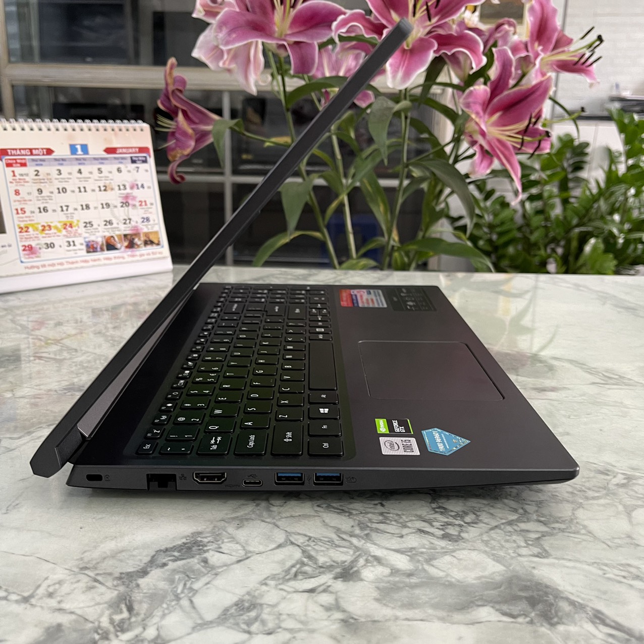 Gaming - Đồ Họa  ACER Aspire 7 A715-75G-58U4 Máy LikeNew Core I5-10300H  Ssd 512gb Ram 8gb Card NVIDIA GeForce GTX 1650 / Màn Hình 15.6'' Full HD