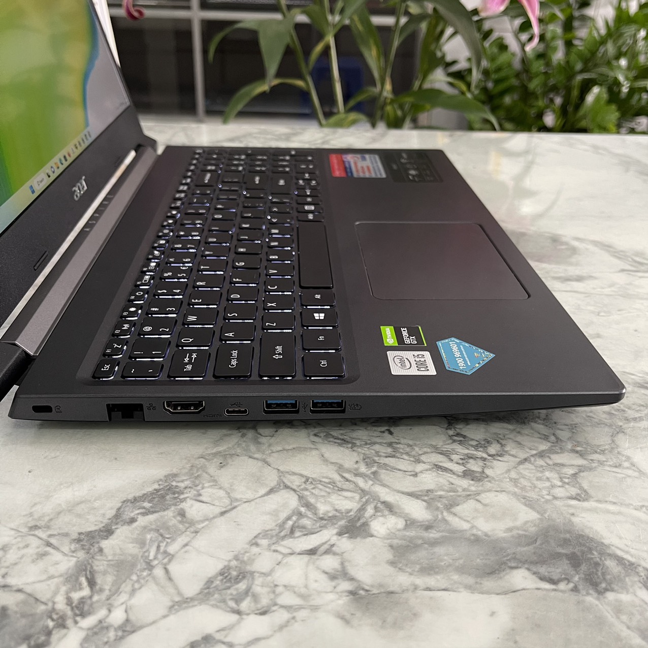 Gaming - Đồ Họa  ACER Aspire 7 A715-75G-58U4 Máy LikeNew Core I5-10300H  Ssd 512gb Ram 8gb Card NVIDIA GeForce GTX 1650 / Màn Hình 15.6'' Full HD