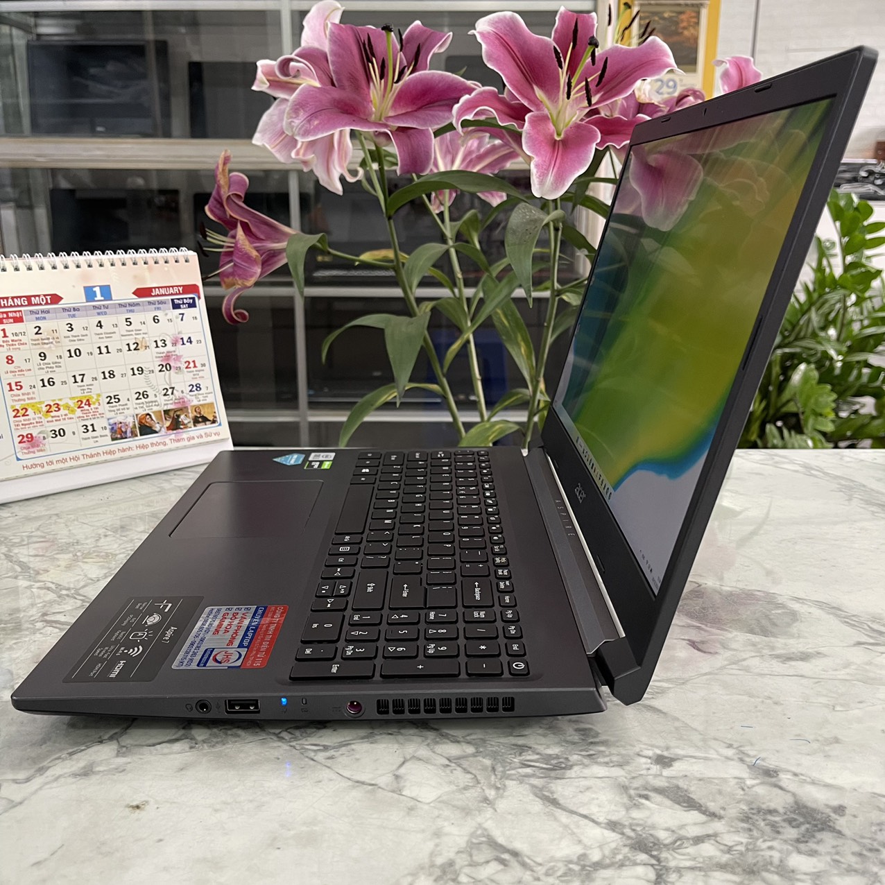 Gaming - Đồ Họa  ACER Aspire 7 A715-75G-58U4 Máy LikeNew Core I5-10300H  Ssd 512gb Ram 8gb Card NVIDIA GeForce GTX 1650 / Màn Hình 15.6'' Full HD