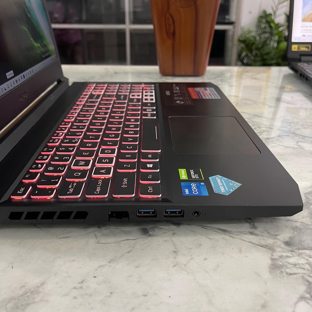 Gaming - Đồ họa  Acer Nitro AN515-57-5669 Core I5-11400H Ram 16gb Ssd 512gb Nvidia GTX1650 4GB Màn Hình 15.6″ FHD IPS 144Hz