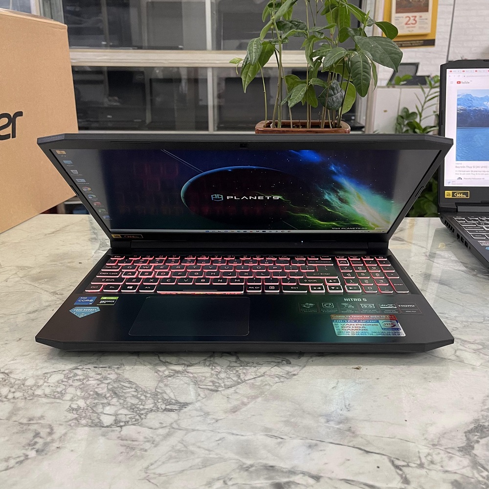 Gaming - Đồ họa  Acer Nitro AN515-57-5669 Core I5-11400H Ram 16gb Ssd 512gb Nvidia GTX1650 4GB Màn Hình 15.6″ FHD IPS 144Hz