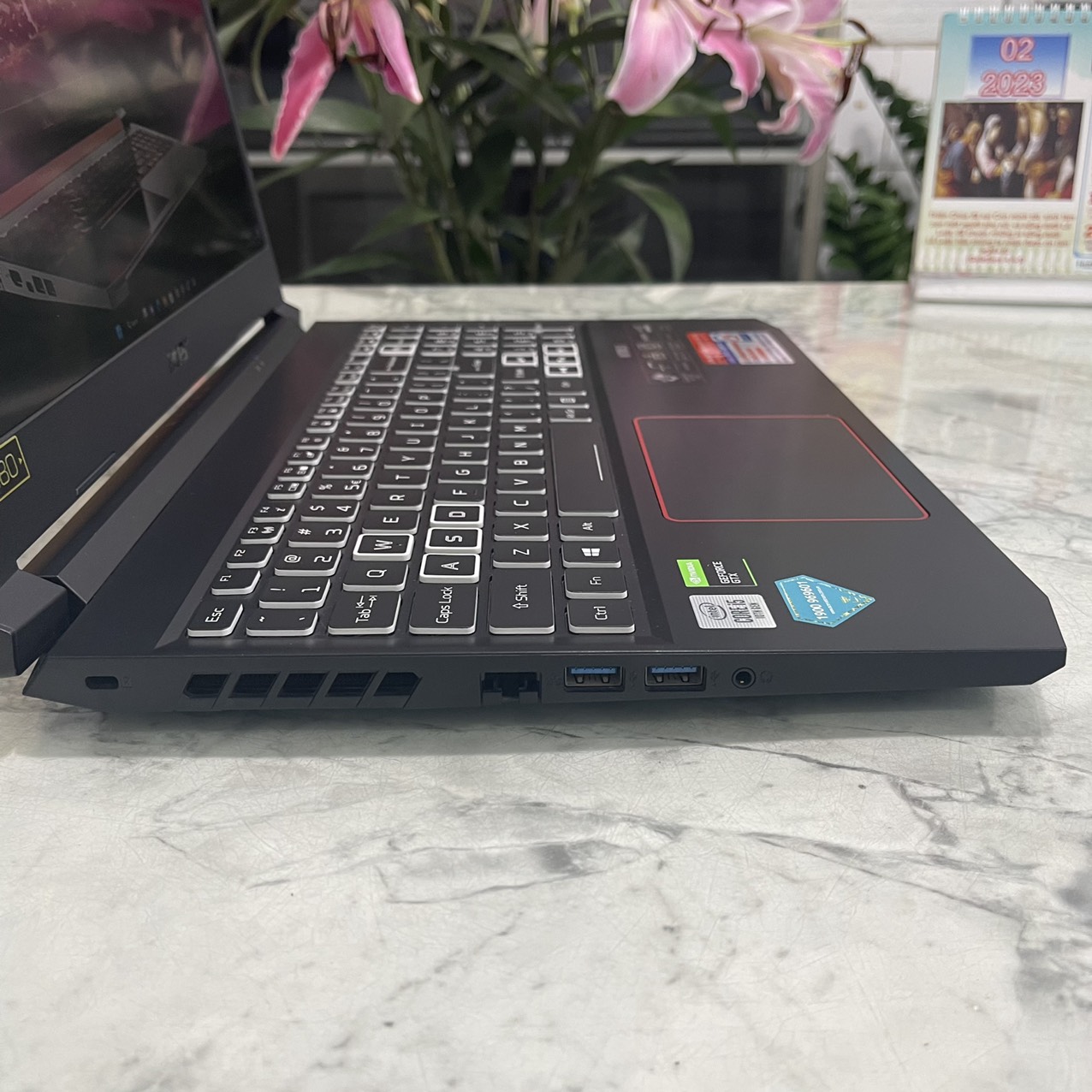 Gaming - Đồ Họa Acer Nitro5 AN515-55-58A7 Core I5-10300H Ram 8gb Ssd 512gb Nvidia GTX 1650 (4G) Màn Hình 15.6″ FHD IPS 