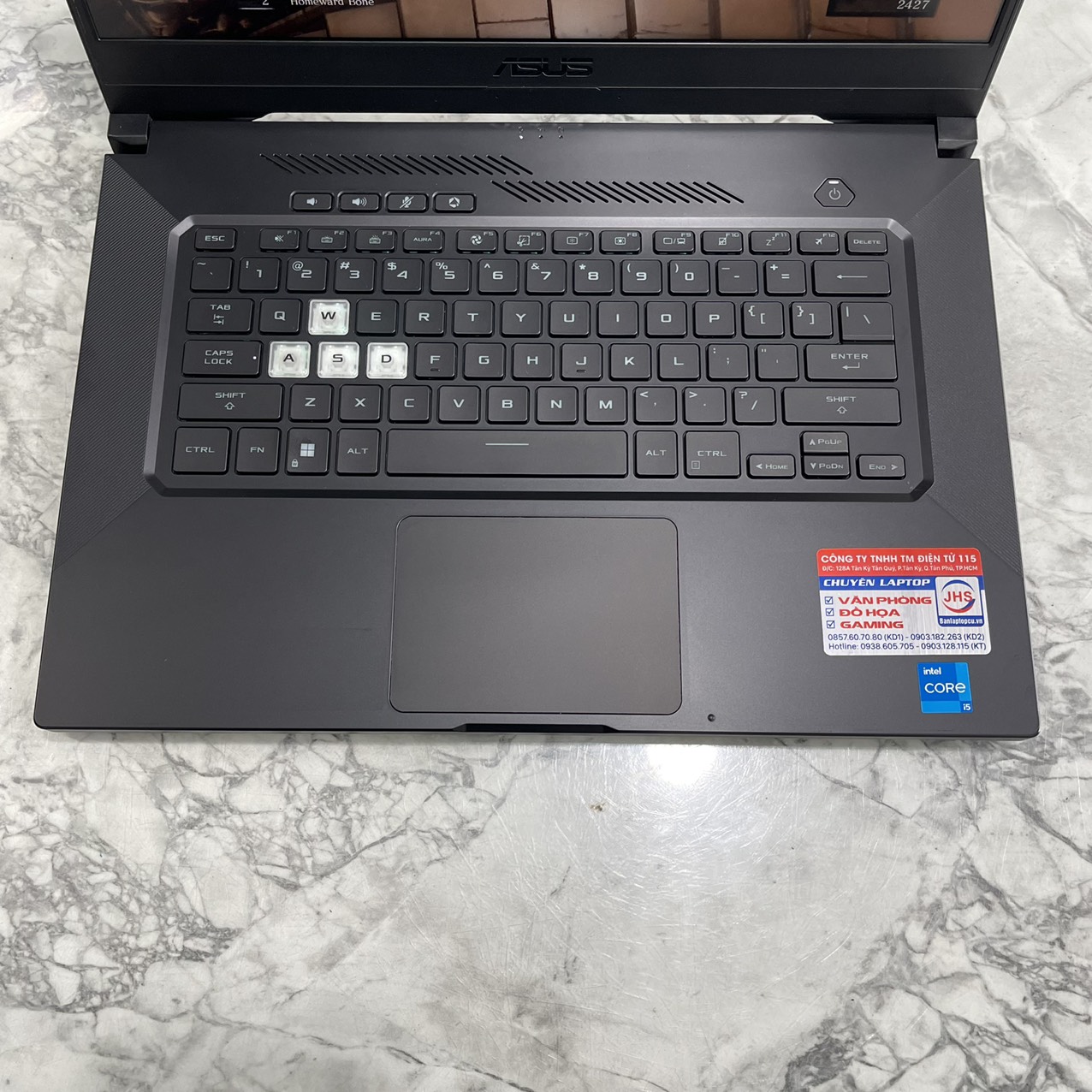 Gaming - Đồ Họa ASUS TUF Dash F15 FX516PC-HN558W Core I5-11300H Ram 24gb Ssd 512gb Vga RTX 3050 (4GB) Màn 15.6 Inch IPS 144Hz
