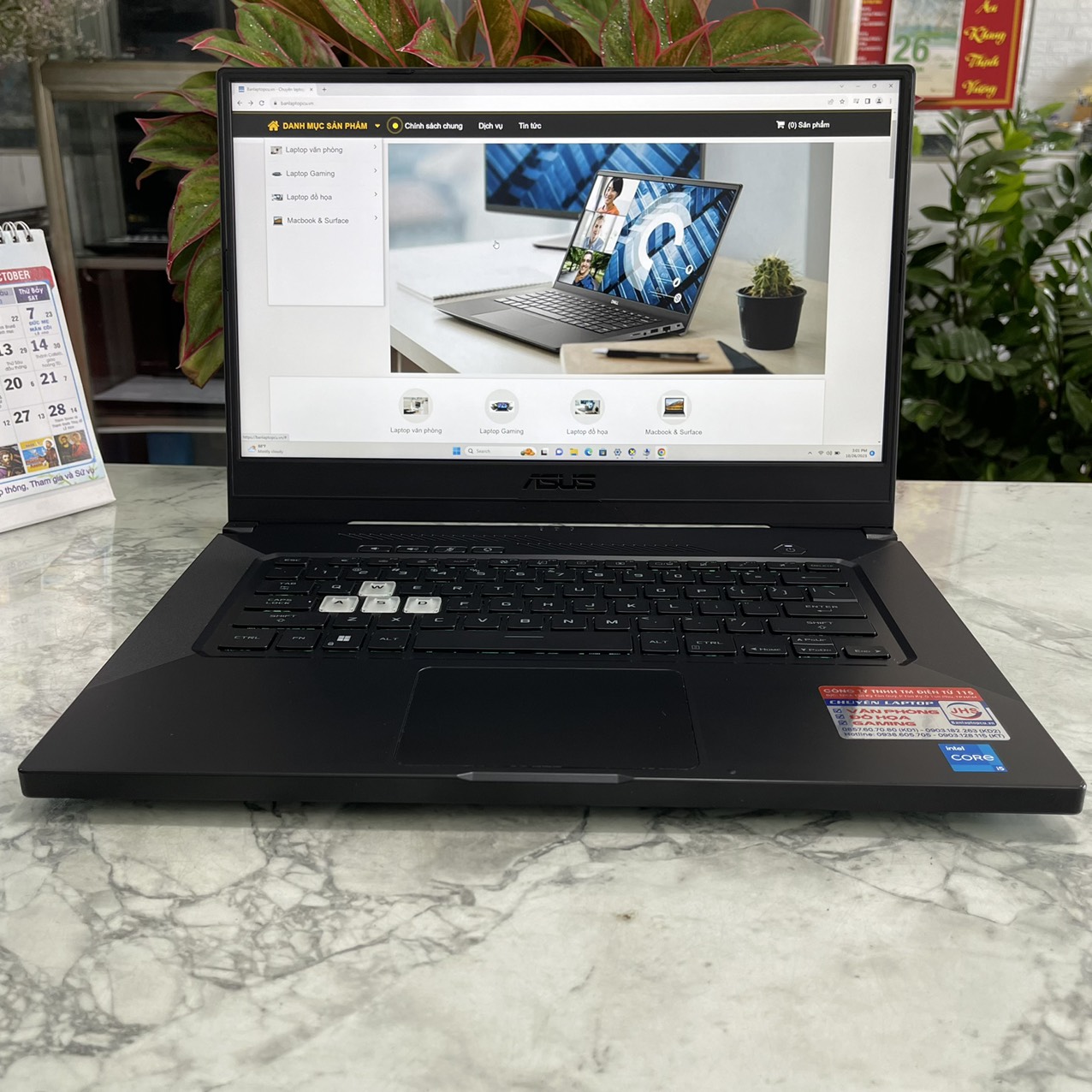Gaming - Đồ Họa ASUS TUF Dash F15 FX516PC-HN558W Core I5-11300H Ram 24gb Ssd 512gb Vga RTX 3050 (4GB) Màn 15.6 Inch IPS 144Hz