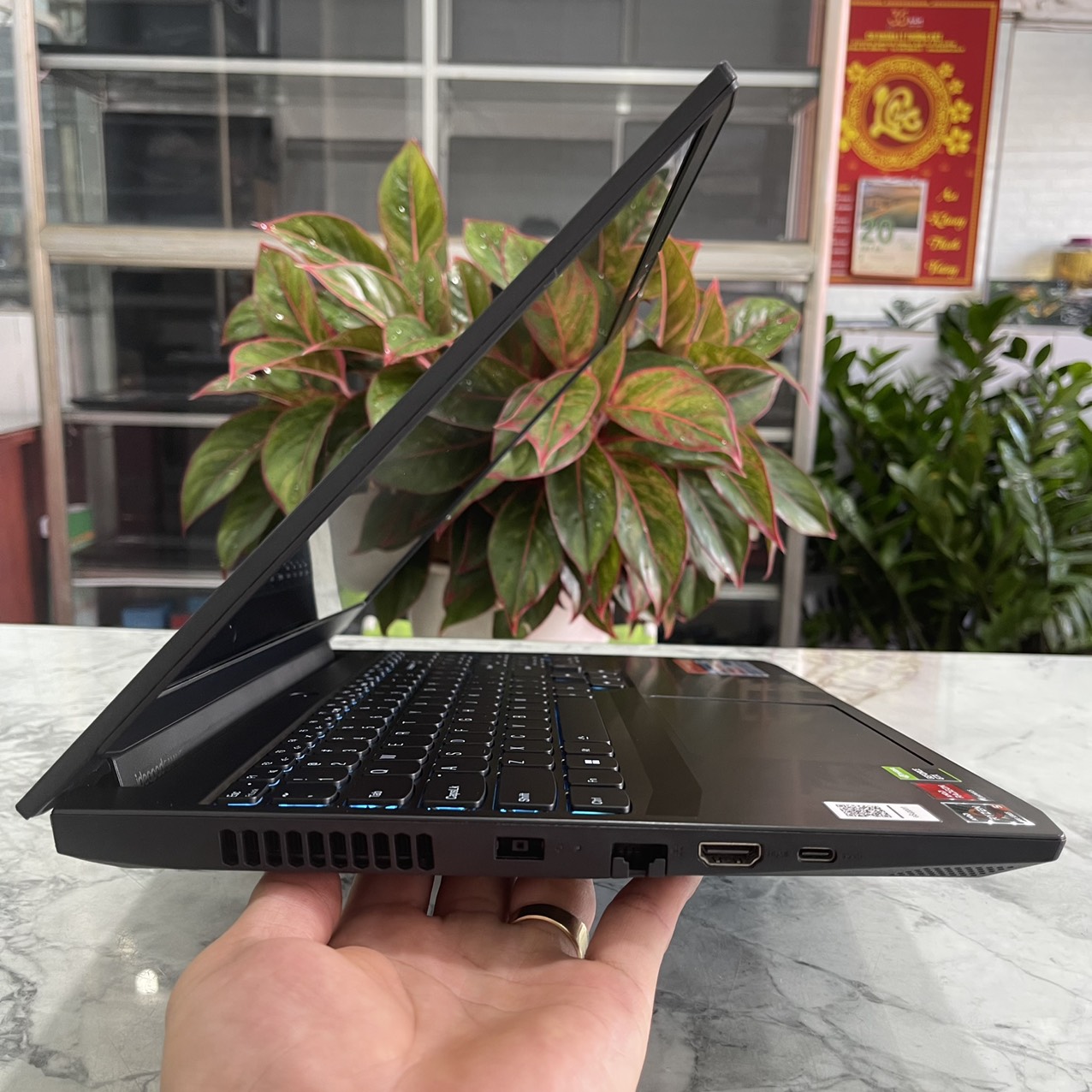 Lenovo Gaming 3-15ACH6 2021 Máy LikeNew (BẢO HÀNH HÃNG) Ryzen 5-5600H Ram 8gb Ssd 512gb VGA GTX 1650 (4GB GDDR6) Màn Hình 15.6 Inch Fhd IPS