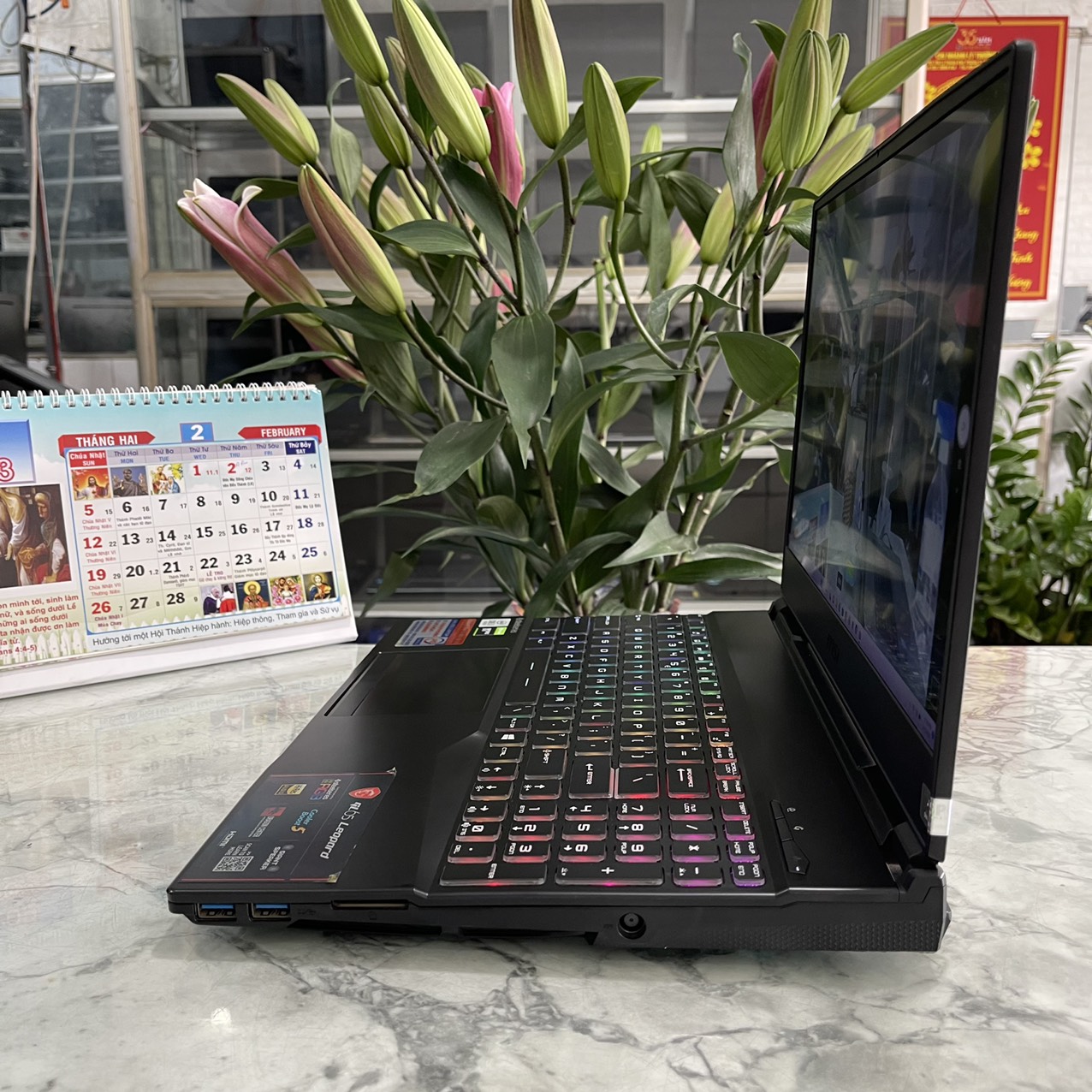 Gaming - Đồ Họa  MSI GL65 Leopard 10SDK-242VN Máy LIKENEW Core I7-10750H Ram 16gb Ssd 512gb Card GTX 1660Ti 6GB Màn Hình 15.6 Inch IPS Fhd 144Hz