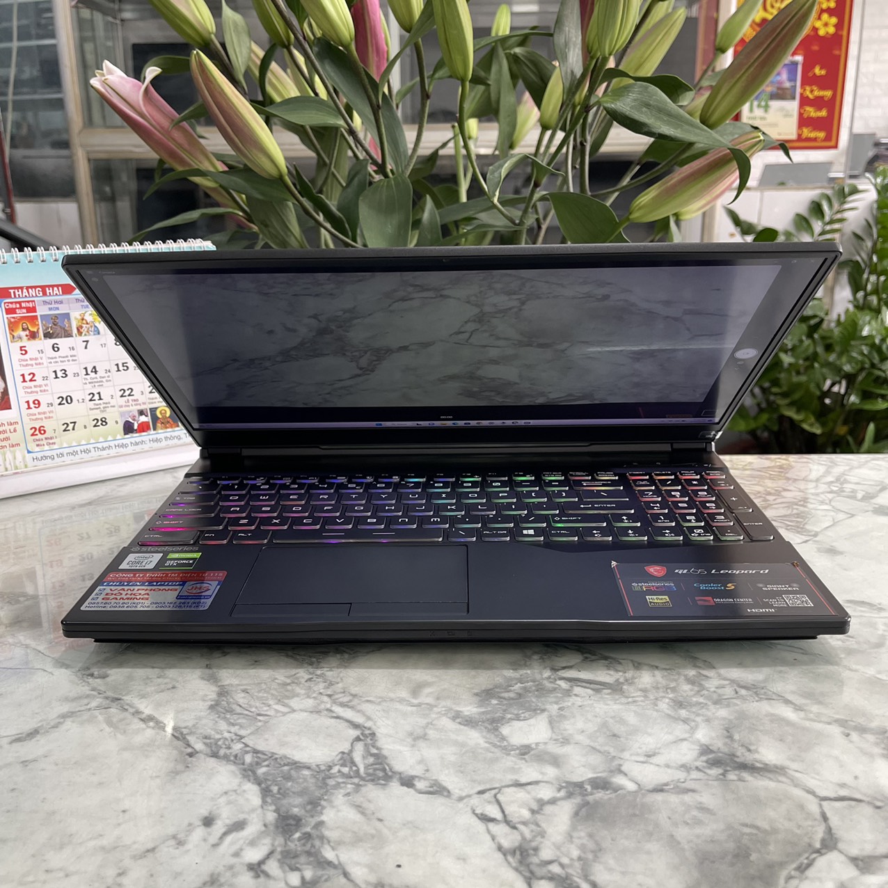 Gaming - Đồ Họa  MSI GL65 Leopard 10SDK-242VN Máy LIKENEW Core I7-10750H Ram 16gb Ssd 512gb Card GTX 1660Ti 6GB Màn Hình 15.6 Inch IPS Fhd 144Hz