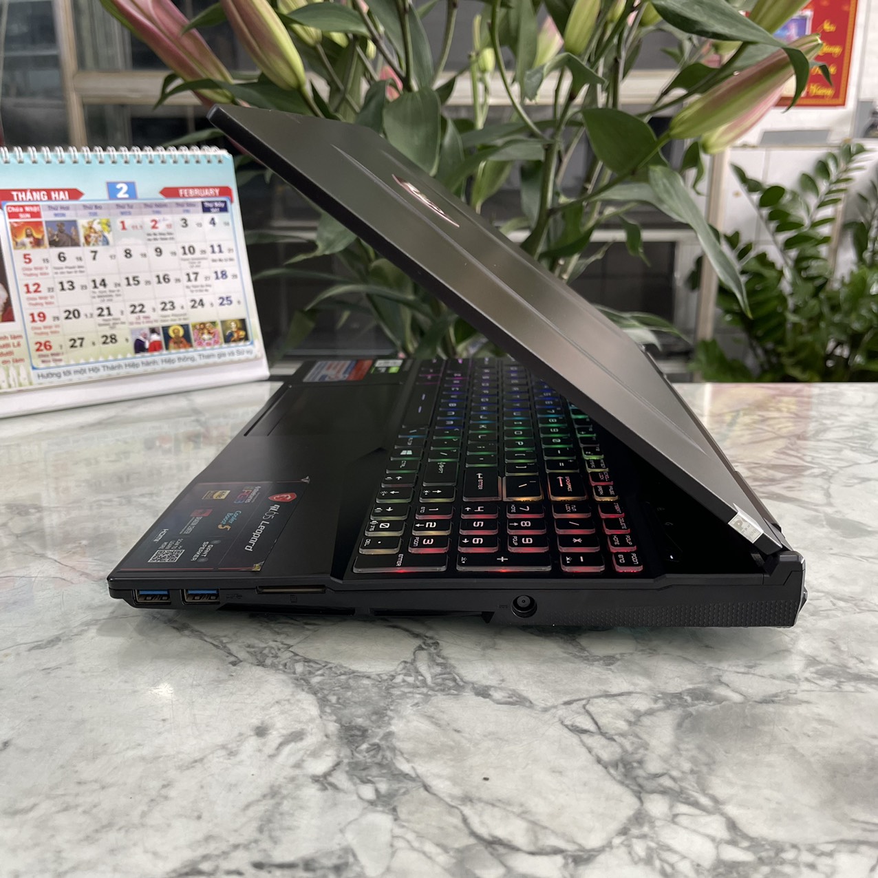 Gaming - Đồ Họa  MSI GL65 Leopard 10SDK-242VN Máy LIKENEW Core I7-10750H Ram 16gb Ssd 512gb Card GTX 1660Ti 6GB Màn Hình 15.6 Inch IPS Fhd 144Hz
