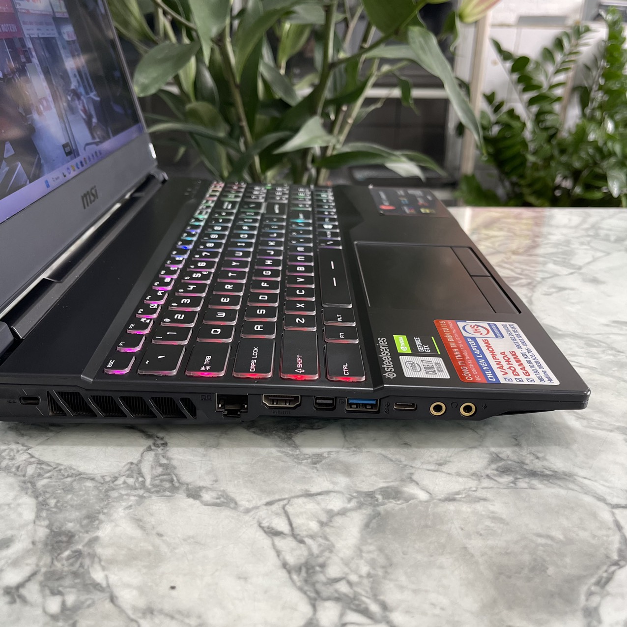 Gaming - Đồ Họa  MSI GL65 Leopard 10SDK-242VN Máy LIKENEW Core I7-10750H Ram 16gb Ssd 512gb Card GTX 1660Ti 6GB Màn Hình 15.6 Inch IPS Fhd 144Hz