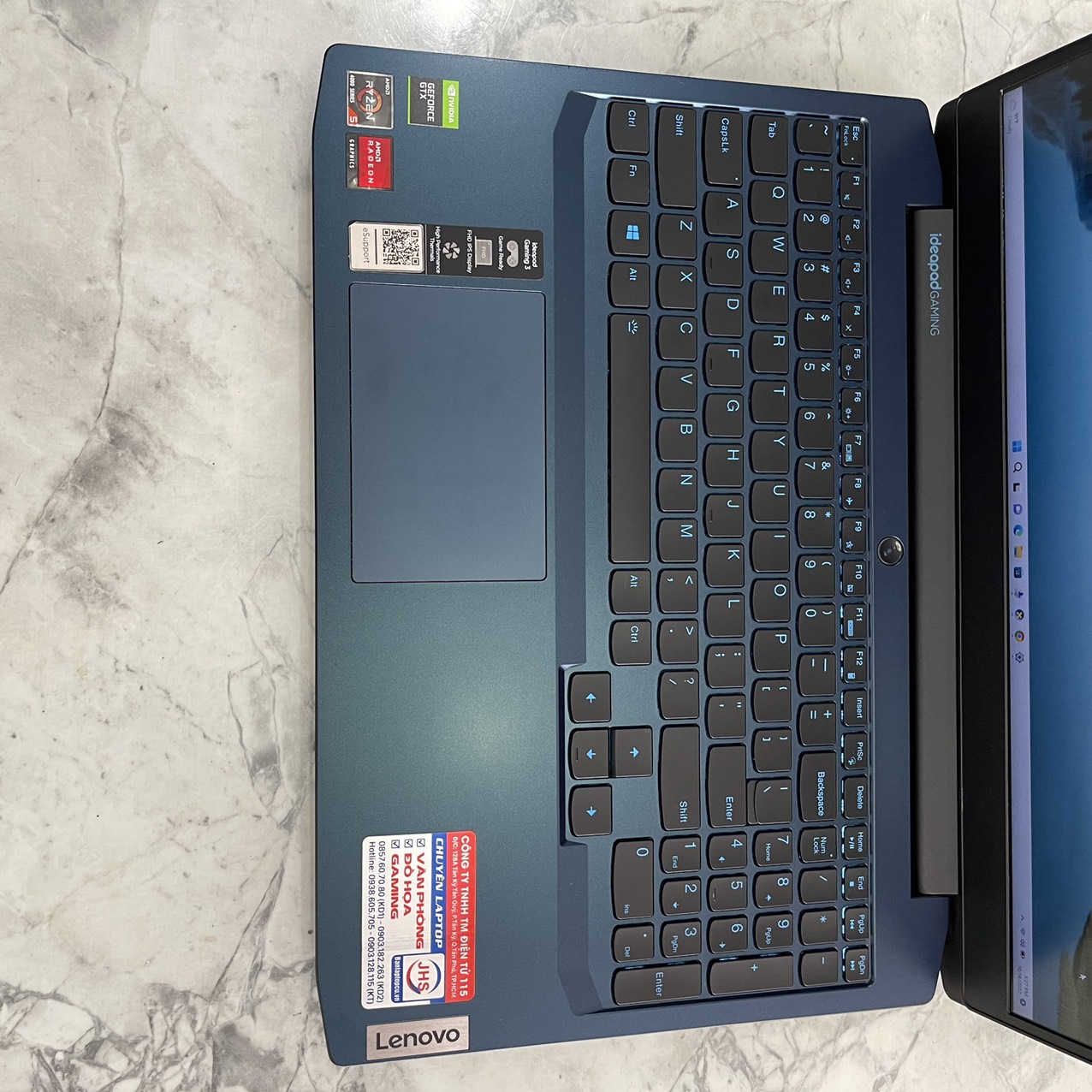 Lenovo Gaming 3-15ARH05 Ryzen 5 - 4600H Ram 8gb Ssd 512gb VGA GTX1650 4GB Màn Hình 15.6 Fhd IPS