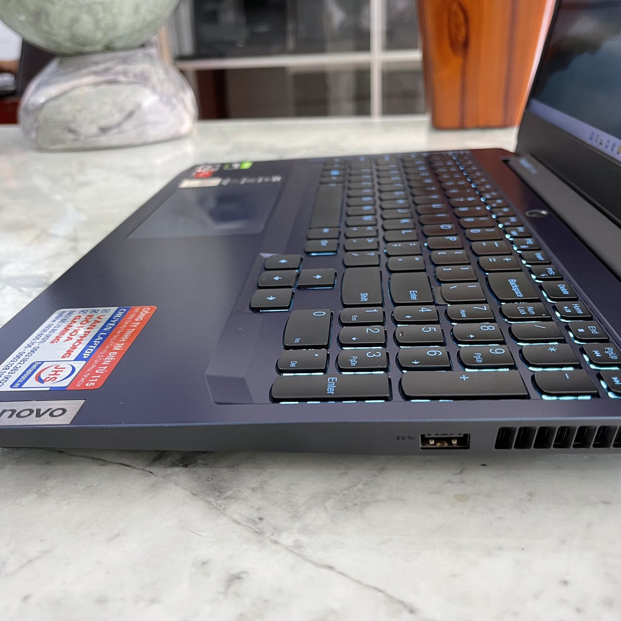 Lenovo Gaming 3-15ARH05 Ryzen 5 - 4600H Ram 8gb Ssd 512gb VGA GTX1650 4GB Màn Hình 15.6 Fhd IPS