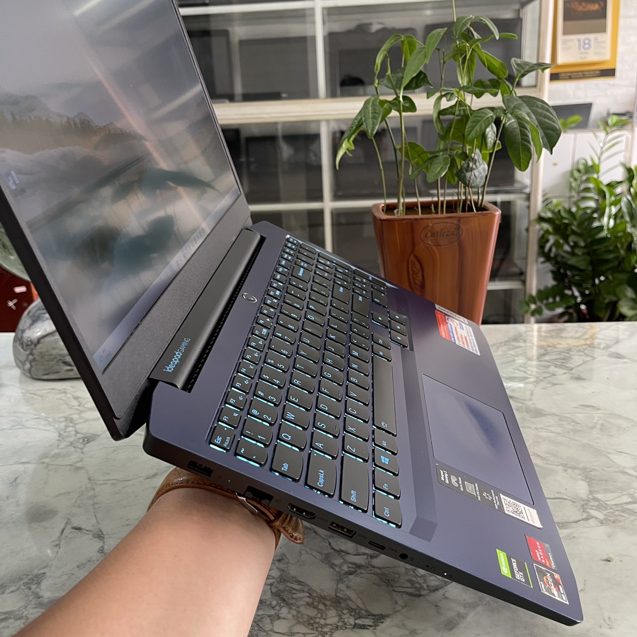 Lenovo Gaming 3-15ARH05 Ryzen 5 - 4600H Ram 8gb Ssd 512gb VGA GTX1650 4GB Màn Hình 15.6 Fhd IPS