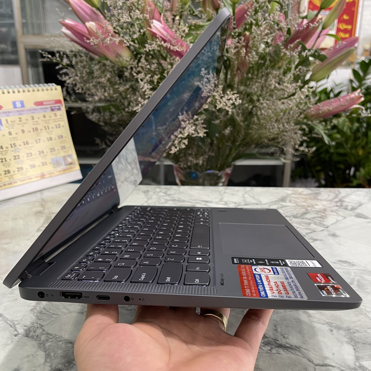 Lenovo IdeaPad Flex 5 14ALC7 Máy LikeNew Ryzen 7 5700U Ram 16gb Ssd 512gb Màn Hình 14.7" Inch WUXGA Touchscreen,Xoay gập 360