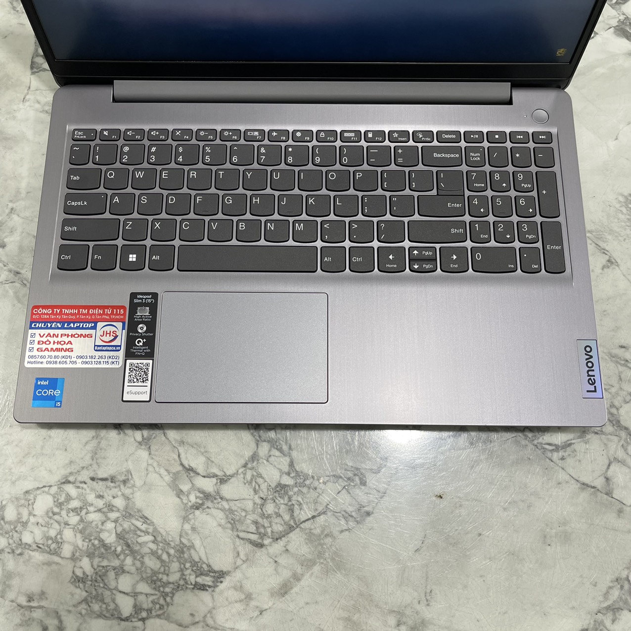 Lenovo IdeaPad Slim 3 15ITL6  Máy LikeNew  Core I5-1155G7 Ram 8gb Ssd 512gb Màn Hình 15.6'' FullHD IPS