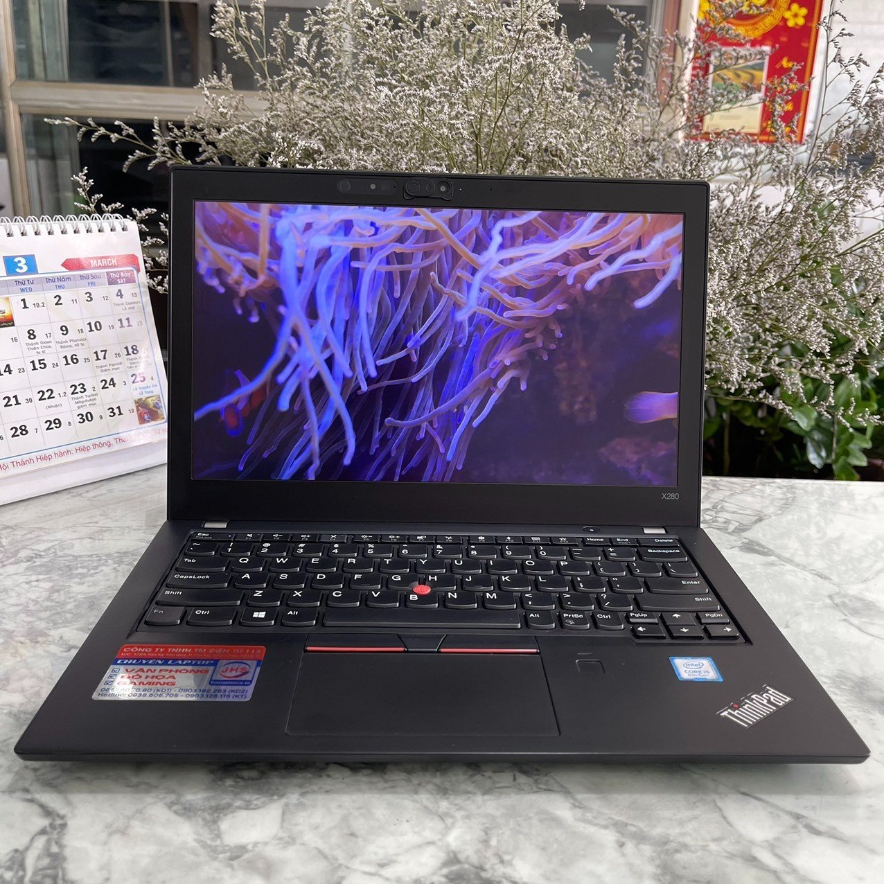 Lenovo Thinkpad X280 Core I5–8350U Ssd 512gb Ram 16gb  Màn Hình 12,5″ Inch