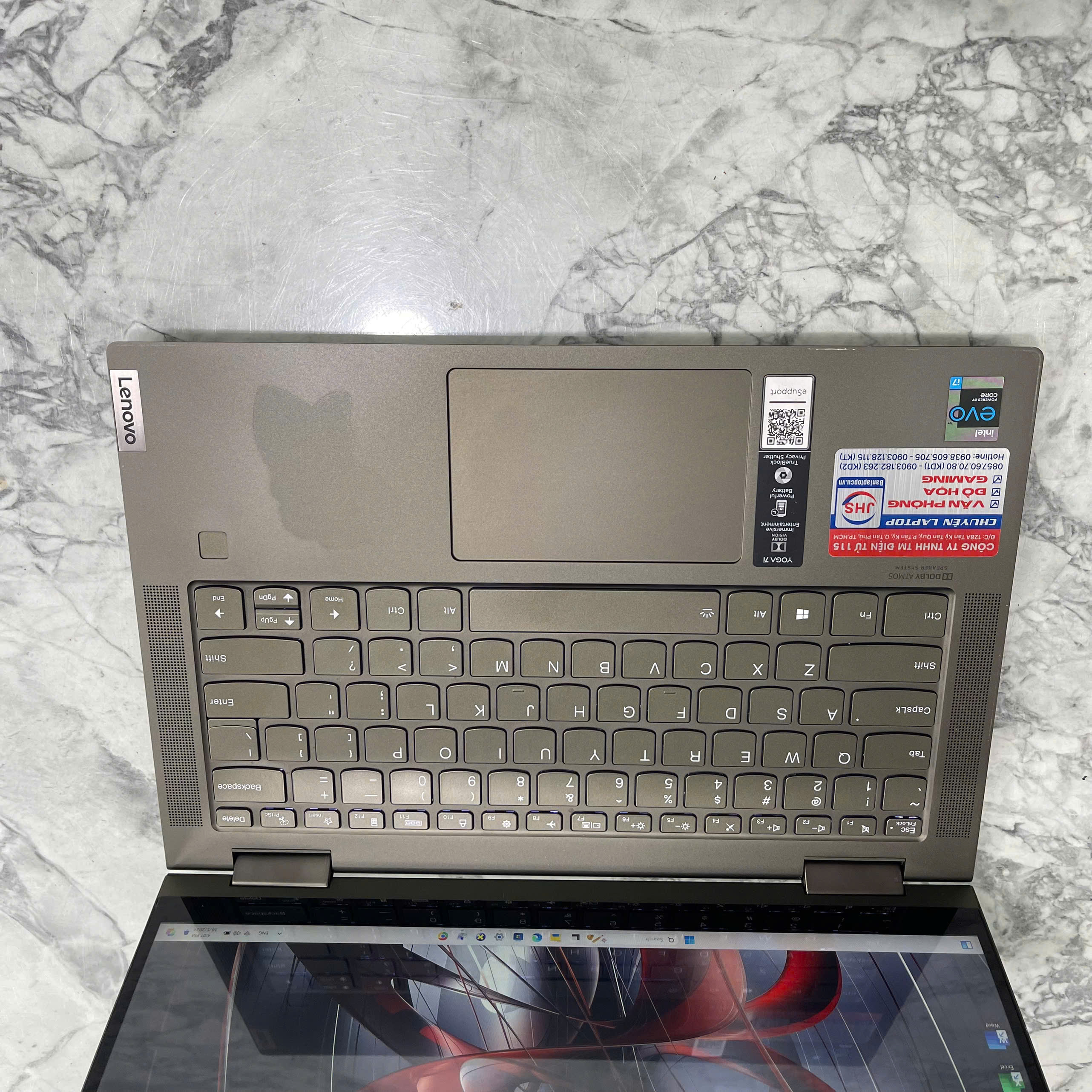 Lenovo Yoga 7 14ITL5 Core™ I7-1165G7 Ram 8Gb Ssd 512Gb Màn hình 14.0" FHD IPS TouchScreen Xoay Gập 360º