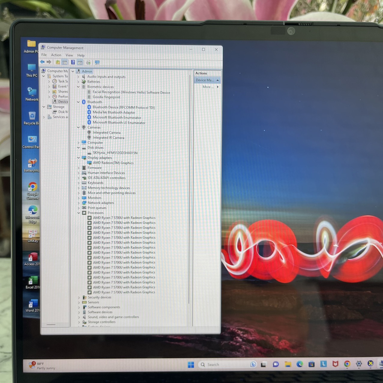 Lenovo Yoga6 13ALC7  Máy LikeNew( CHỈ NỬA GIÁ THỊ TRƯỜNG) Ryzen 7 5700U Ram 16gb Ssd 512gb Màn hình 13.3 Inch WUXGA Touch + IR Camera