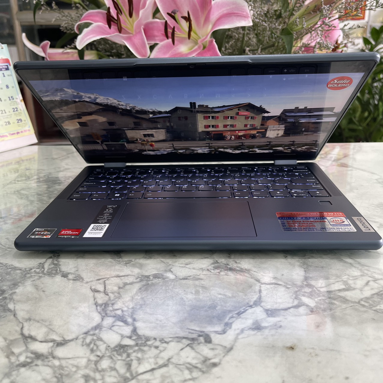 Lenovo Yoga6 13ALC7  Máy LikeNew( CHỈ NỬA GIÁ THỊ TRƯỜNG) Ryzen 7 5700U Ram 16gb Ssd 512gb Màn hình 13.3 Inch WUXGA Touch + IR Camera