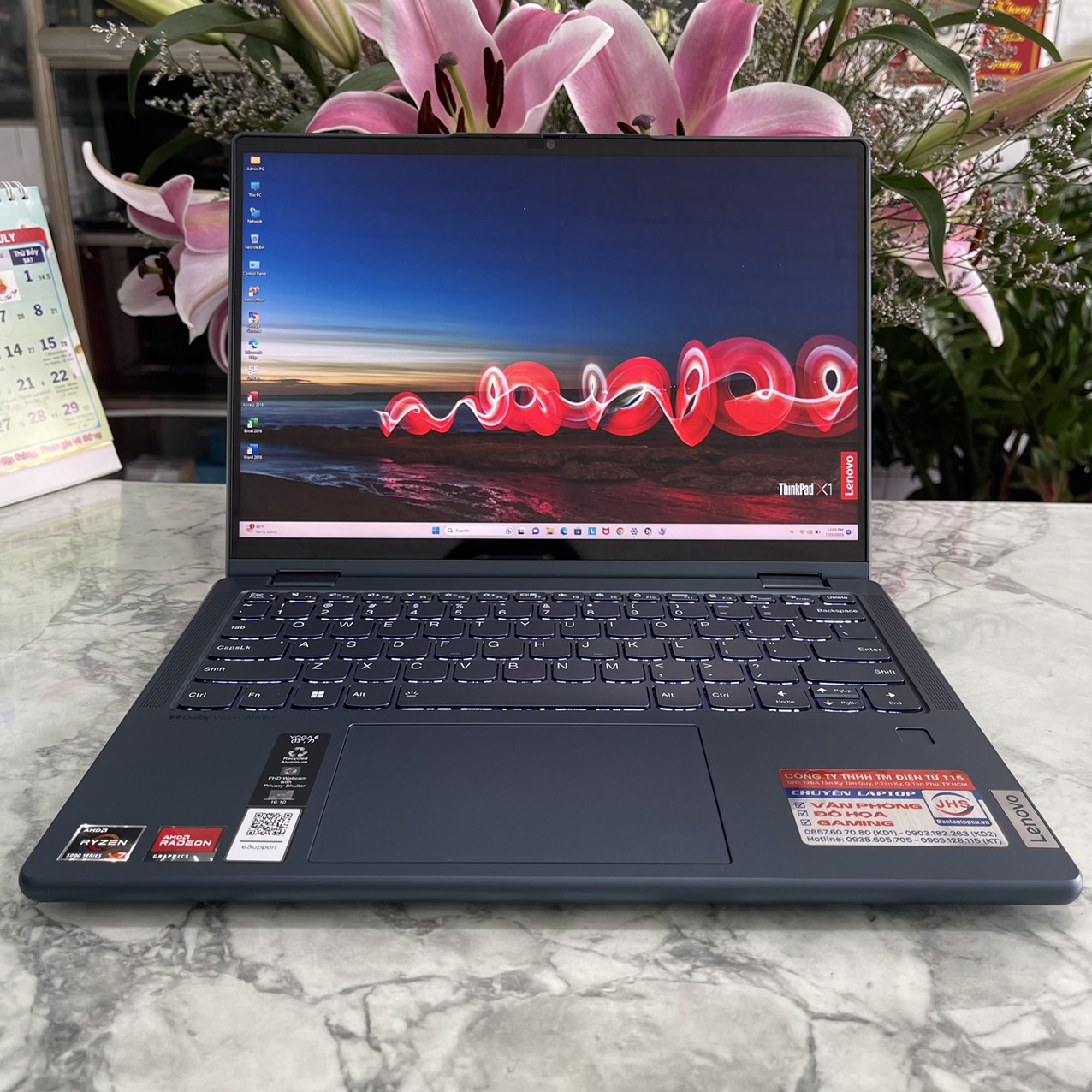 Lenovo Yoga6 13ALC7  Máy LikeNew( CHỈ NỬA GIÁ THỊ TRƯỜNG) Ryzen 7 5700U Ram 16gb Ssd 512gb Màn hình 13.3 Inch WUXGA Touch + IR Camera