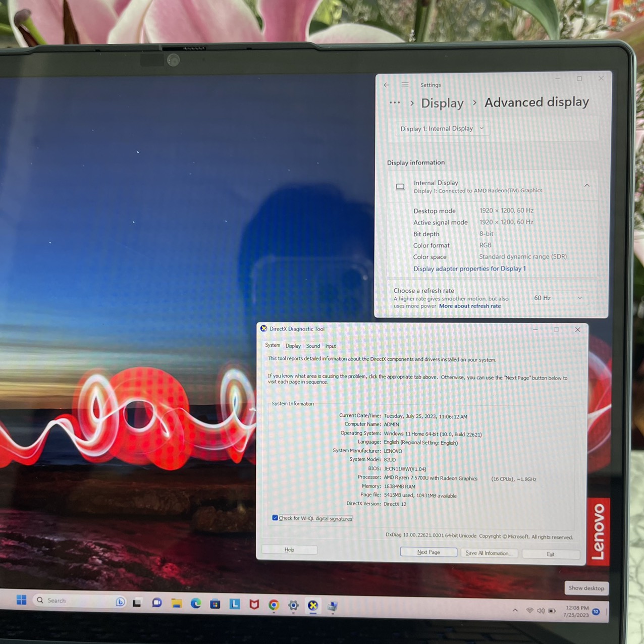 Lenovo Yoga6 13ALC7  Máy LikeNew( CHỈ NỬA GIÁ THỊ TRƯỜNG) Ryzen 7 5700U Ram 16gb Ssd 512gb Màn hình 13.3 Inch WUXGA Touch + IR Camera