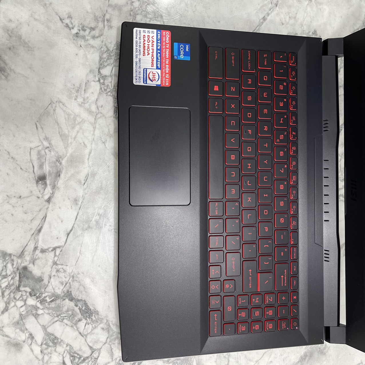 MSI Katana GF66 11UC-641VN Máy LikeNew 99%  Core I7-11800H Ram 8gb Ssd 512gb Card RTX 3050 4GB GDDR6 Màn Hình 15.6 Inch IPS Fhd 144Hz