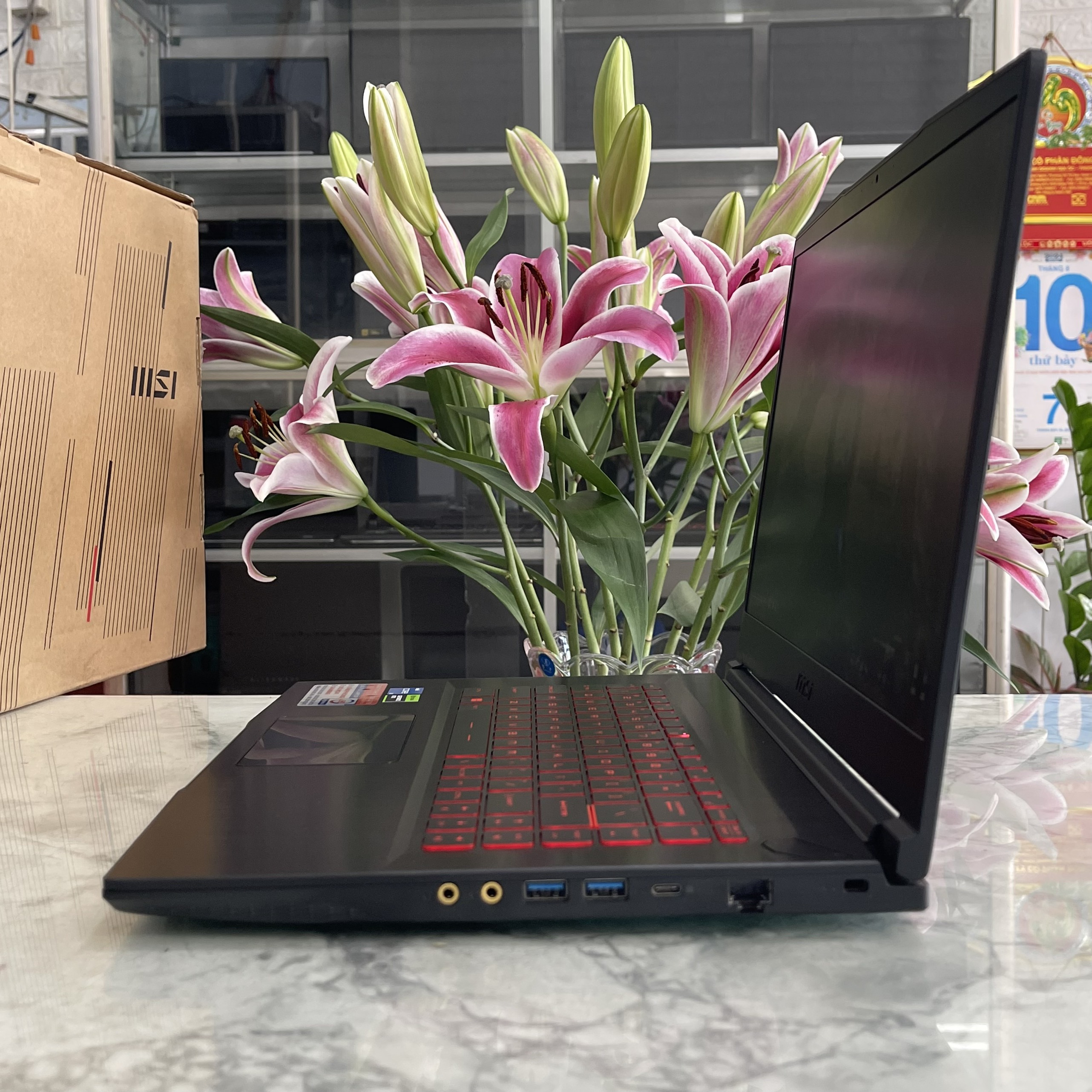 MSI Thin GF63 12UCX-841VN Core™ I5-12450H Ram 8Gb Ssd 512Gb Card RTX™ 2050 4GB Màn Hình 15.6 Inch IPS Fhd 144Hz