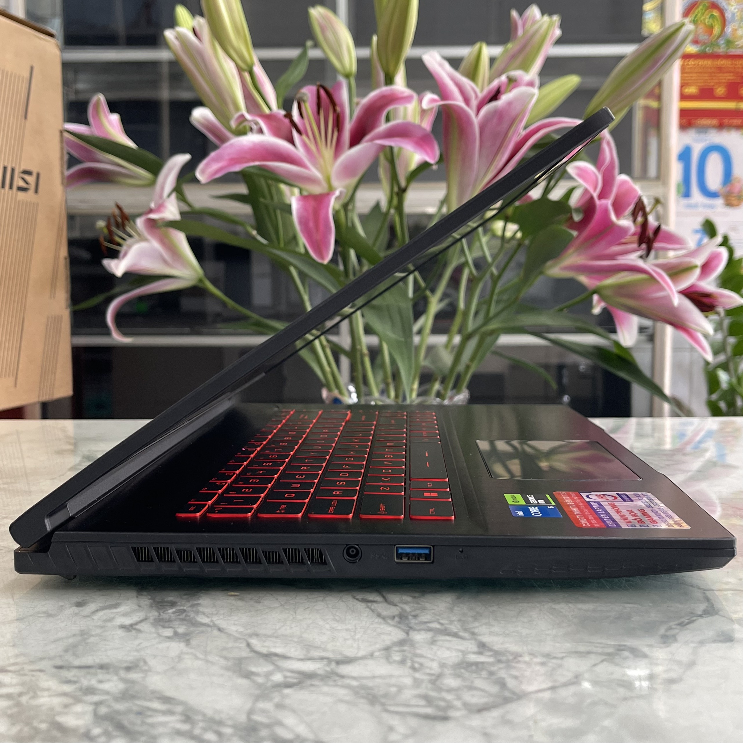 MSI Thin GF63 12UCX-841VN Core™ I5-12450H Ram 8Gb Ssd 512Gb Card RTX™ 2050 4GB Màn Hình 15.6 Inch IPS Fhd 144Hz