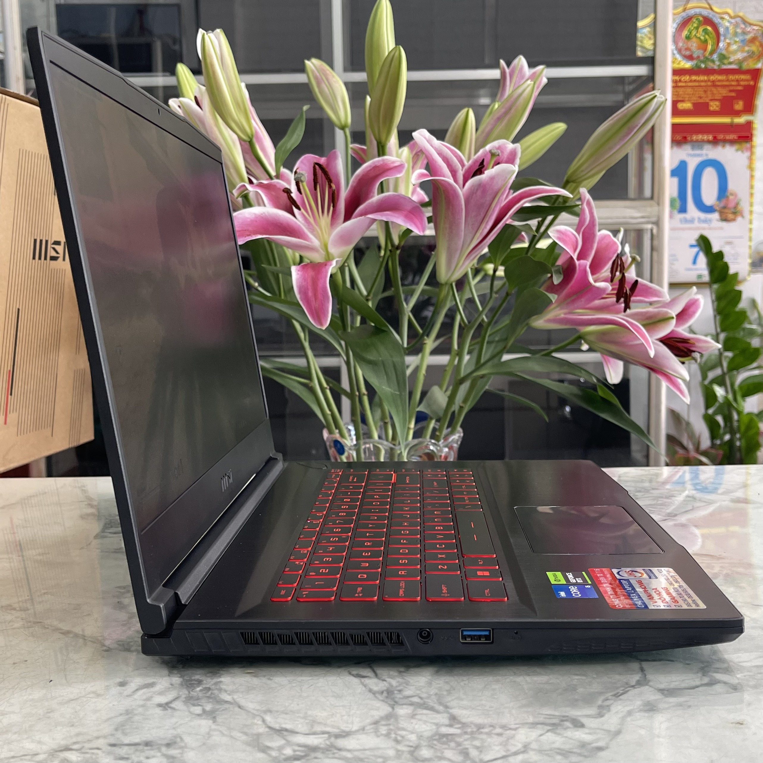 MSI Thin GF63 12UCX-841VN Core™ I5-12450H Ram 8Gb Ssd 512Gb Card RTX™ 2050 4GB Màn Hình 15.6 Inch IPS Fhd 144Hz