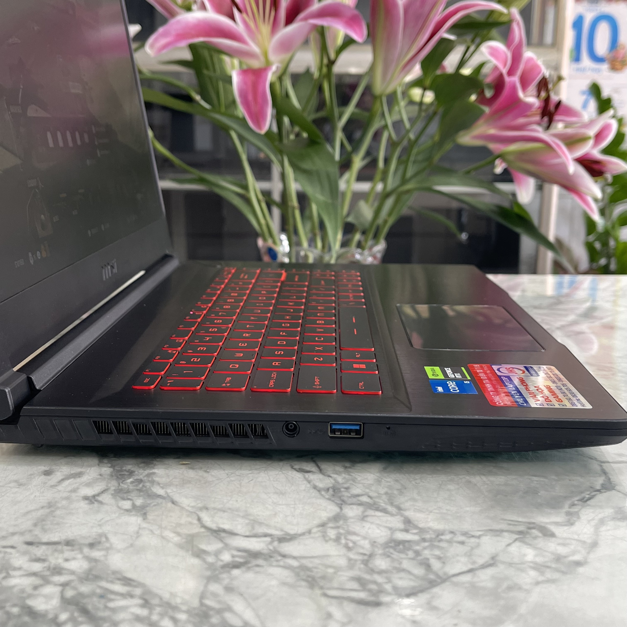 MSI Thin GF63 12UCX-841VN Core™ I5-12450H Ram 8Gb Ssd 512Gb Card RTX™ 2050 4GB Màn Hình 15.6 Inch IPS Fhd 144Hz