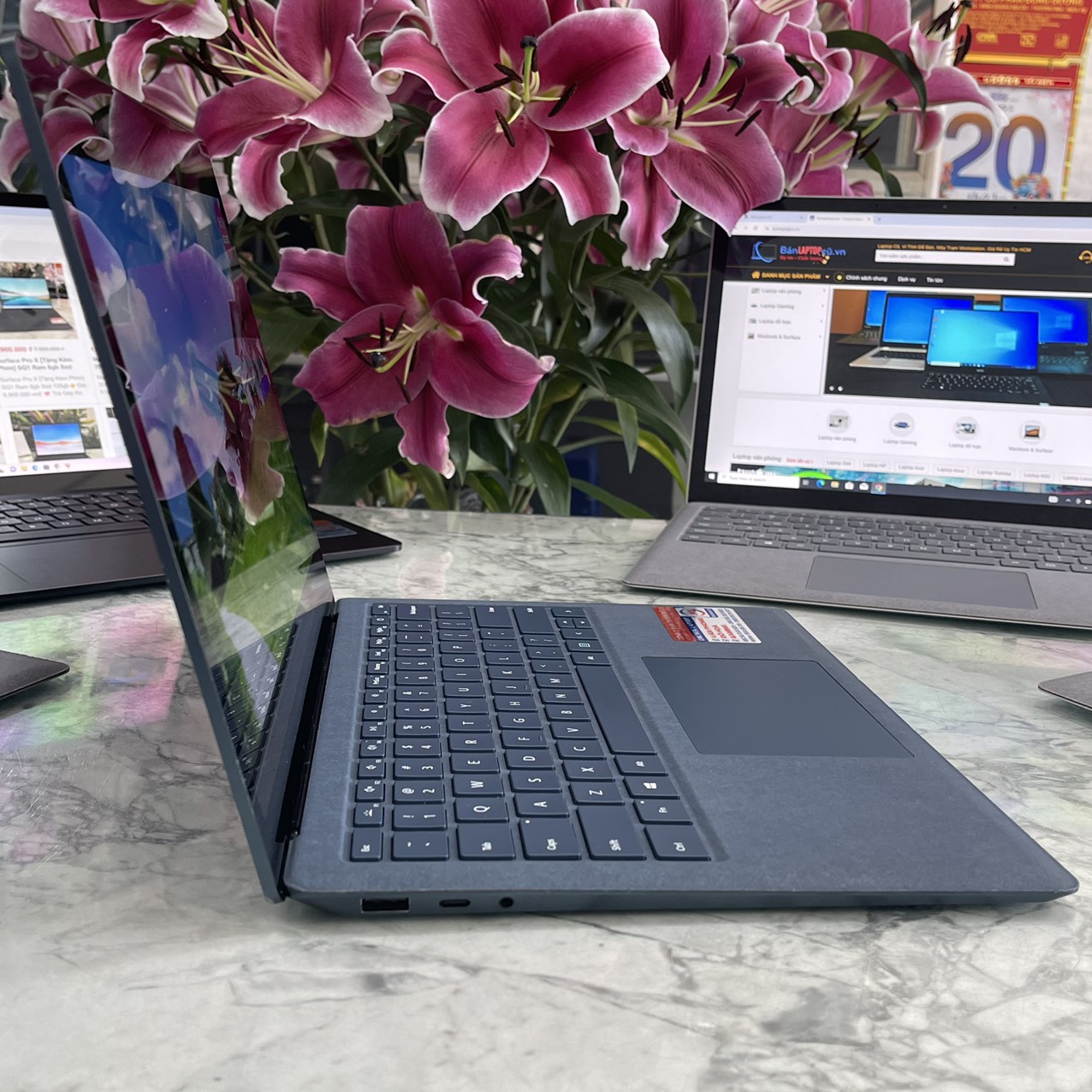 Surface Laptop 3 Core I5-1035G7 Ram 8gb Ssd  256gb Màn 13.5 Inch 2k Touch 