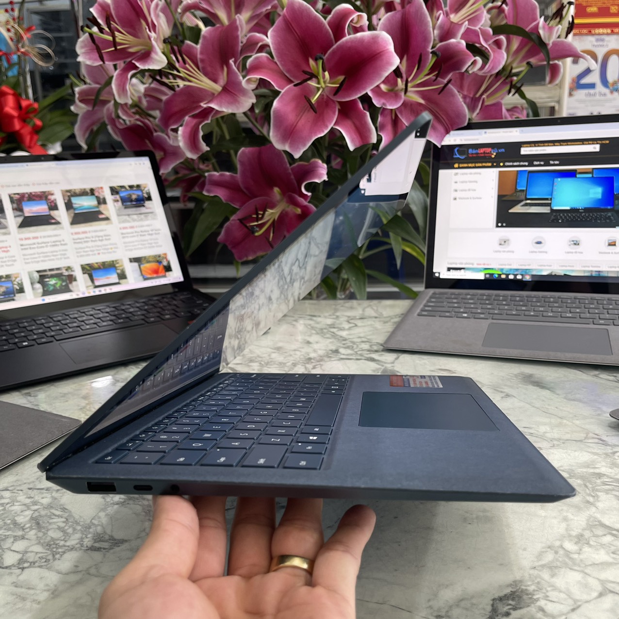 Surface Laptop 3 Core I5-1035G7 Ram 8gb Ssd  256gb Màn 13.5 Inch 2k Touch 